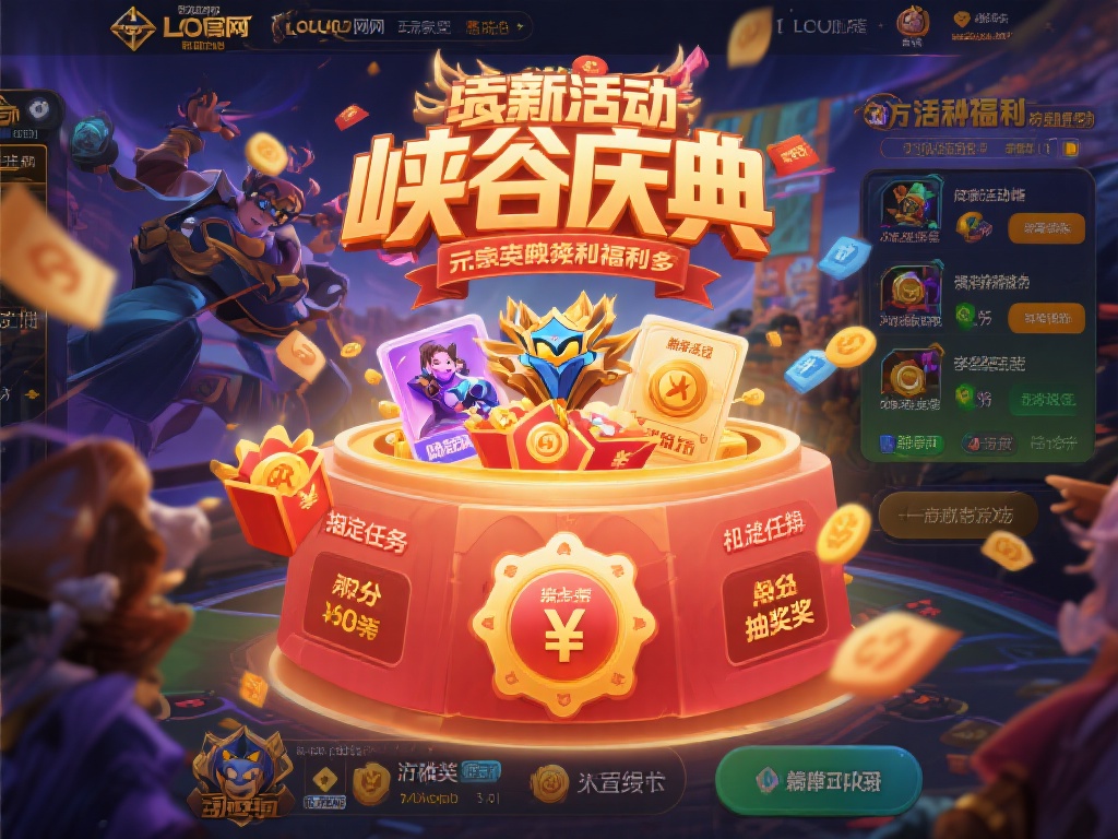 LOL官方活动送豪礼，助你主宰召唤师峡谷！