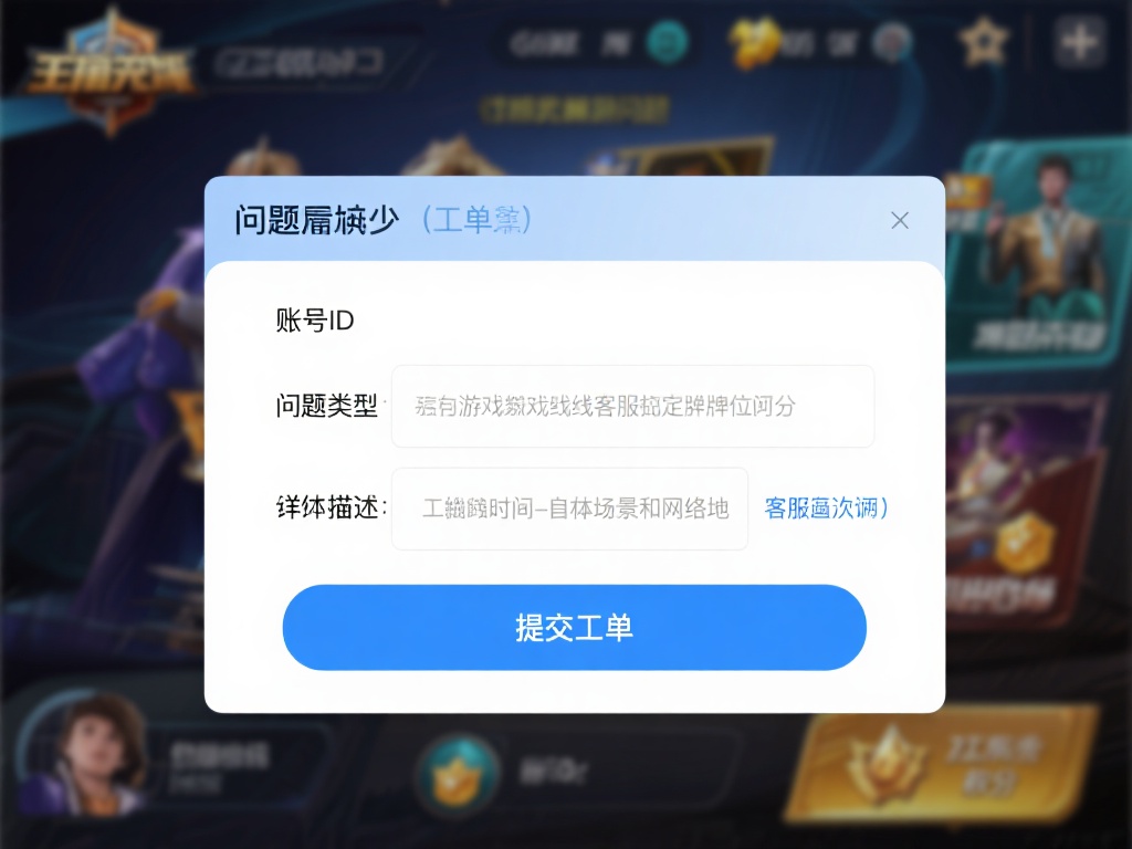 从LOL官网首页轻松获取官方客服支持 如果问题未解决,可以选择“提交工单”功能